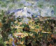 Paul Cezanne La Montagne Sainte-Victoire vue des Lauves France oil painting artist